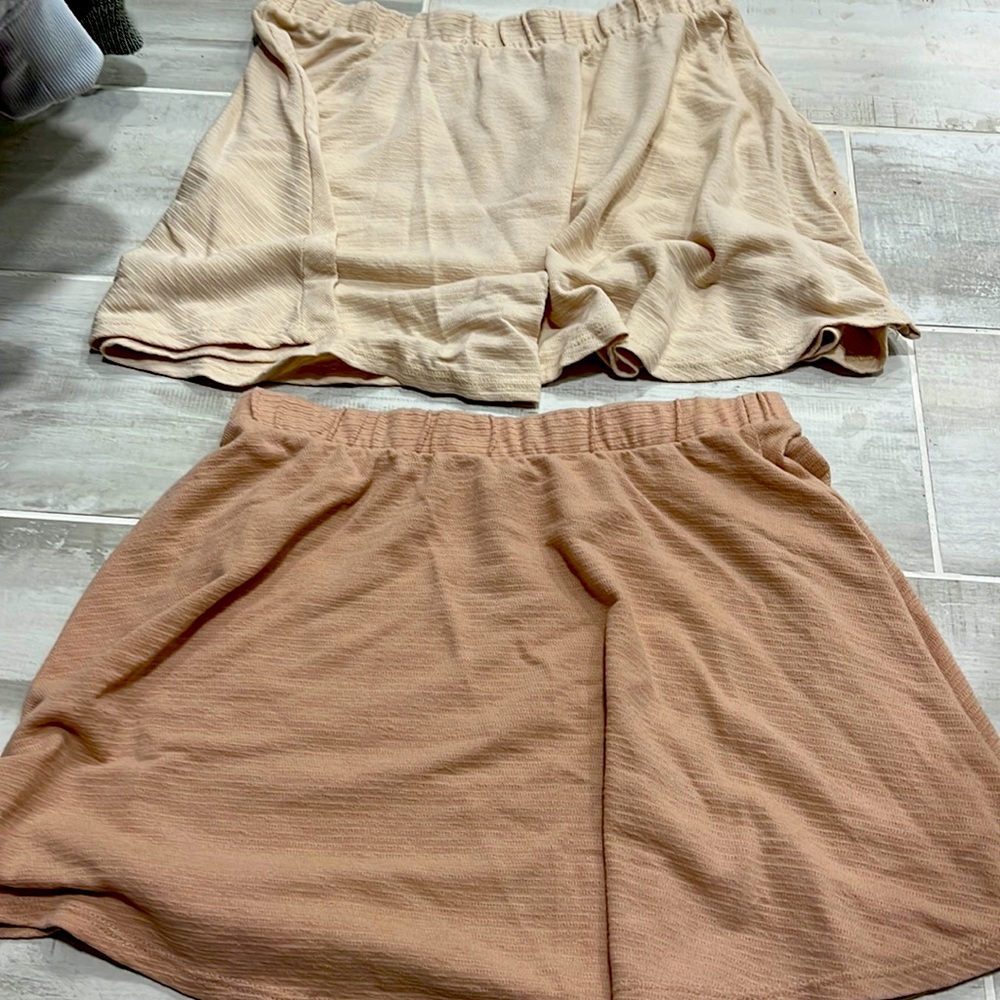 Dusty pink and cream Boheme skirts